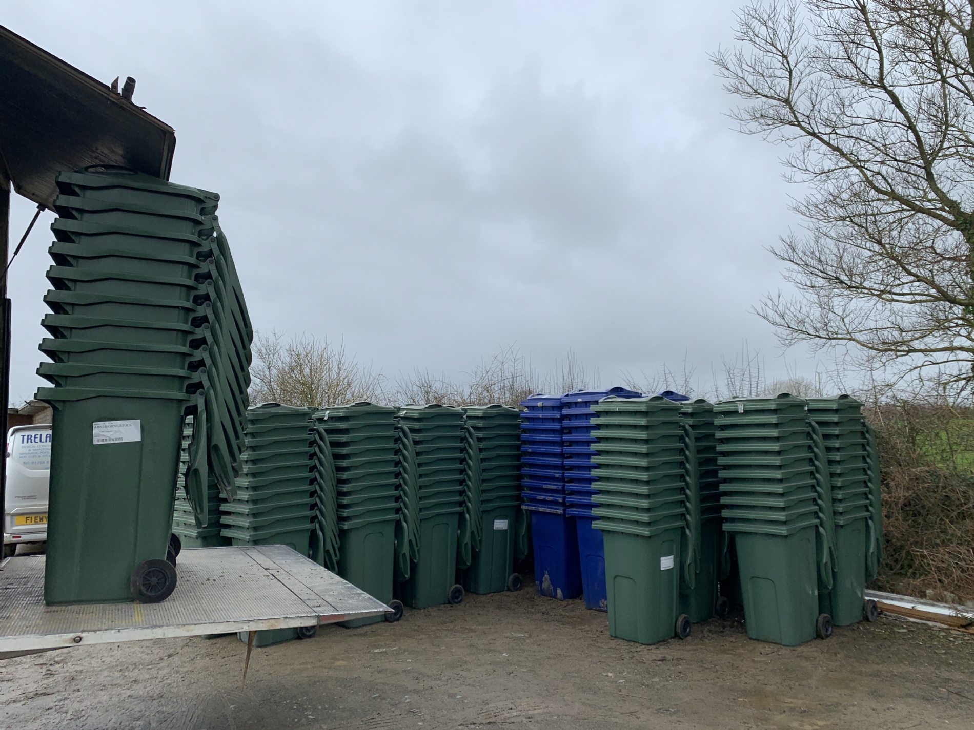 1000 new recycling wheelie bins for Cornish Holiday Homes