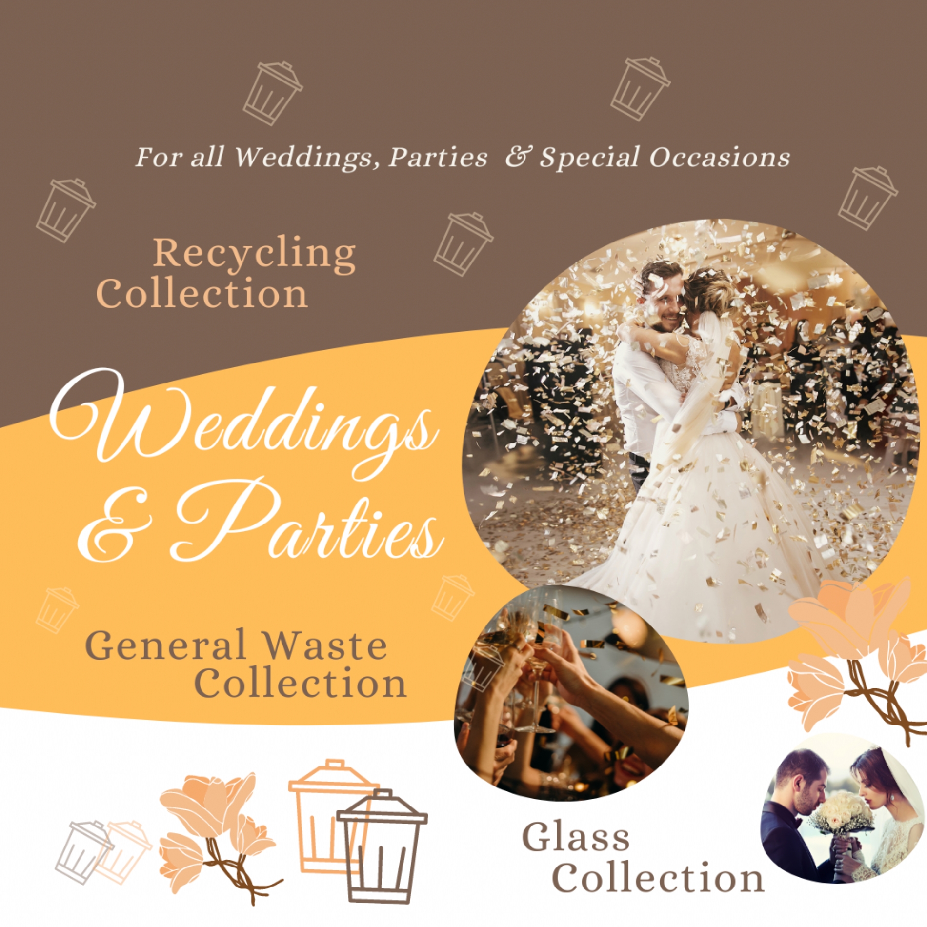 Wedding and Party Waste Collection