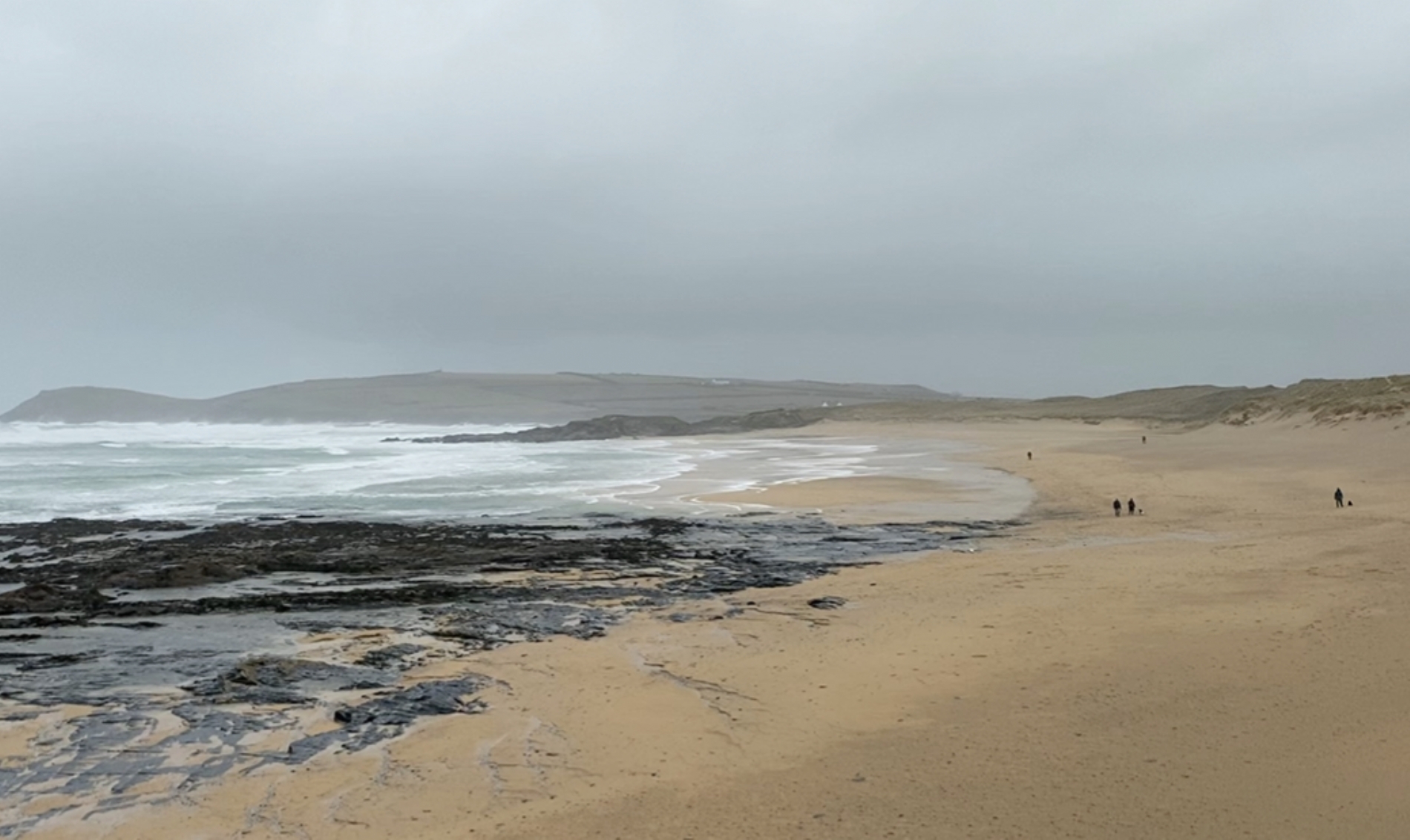 Stormy weather in Cornwall